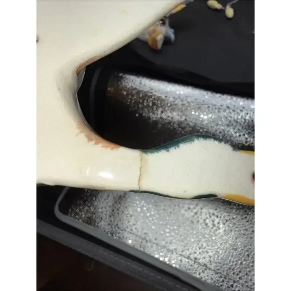 7 Piece vintage ceramic flying mallard duck wall pockets. Made In Japan - Picture 6 of 12